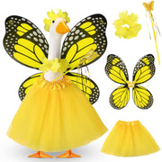 SilTriangle butterfly wings front view showing bright color and eye-catching detail