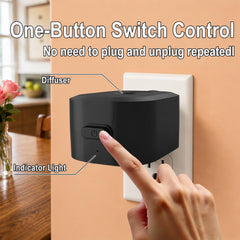 Simashts indicator light close-up confirming device is active and working