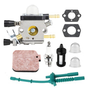 SIMPERAC BG55 carburetor front view showing clean fit and improved starting