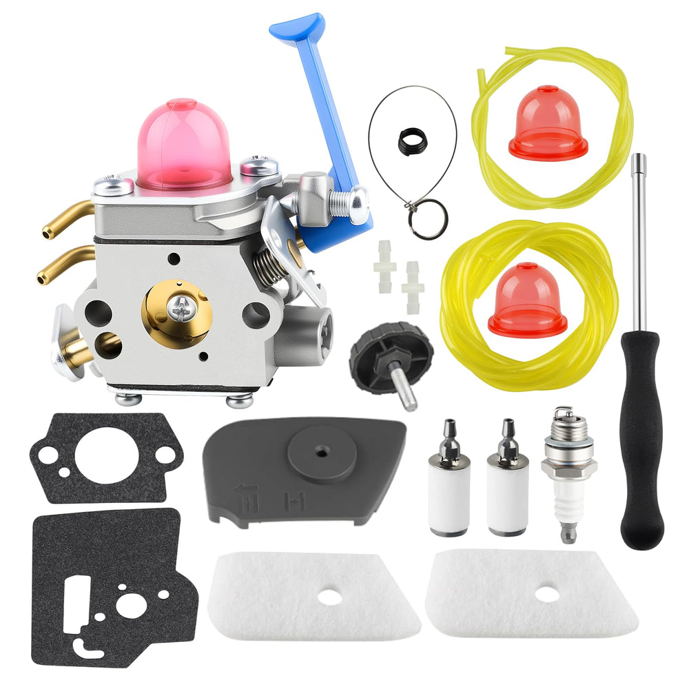 SIMPERAC carburetor front view showing precise fit and improved starting