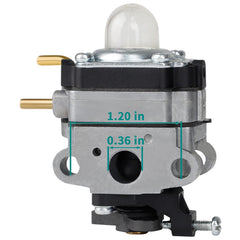 SIMPERAC carburetor installed on a Ryobi trimmer restoring reliable starting