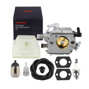 SIMPERAC carburetor front assembly showing mounting points and fit