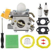 SIMPERAC front view carburetor showing ports and mount, improves reliability