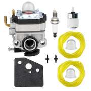 SIMPERAC carburetor front view showing mounting points and benefit fast replacement