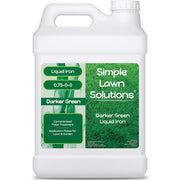Simple Lawn Solutions front label on 2.5 gallon container showing product identity and benefits