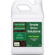Simple Lawn Solutions front label showing product name and benefits for quick identification