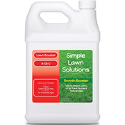 Simple Lawn Solutions front label showing product and benefits for quick identification
