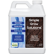 Simple Lawn Solutions front label showing product name and benefits