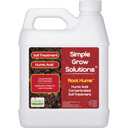 Simple Lawn Solutions Root Hume front label showing product identity and concentration benefit