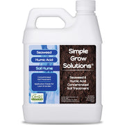 Simple Lawn Solutions Soil Hume front label showing product and size for easy identification