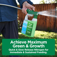 Simple Lawn Solutions liquid texture close-up indicating concentrated formula