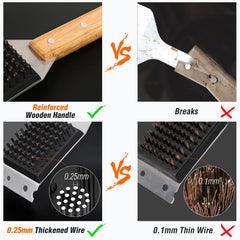 SIMPLETASTE scraper edge detail removing baked-on residue effectively