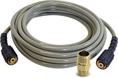 SIM PSON front view of 50ft MorFlex hose showing full length and fittings for easy replacement