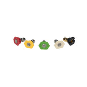 SIM PSON five-piece nozzle set front packaging showing tips and connectors for easy identification and replacement