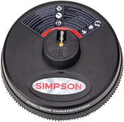SIMPSON front view of 15-inch surface cleaner showing durable build and quick-connect