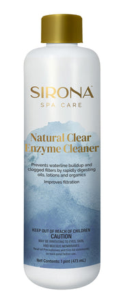 Sirona front label 16 oz bottle showing product name and clear benefits