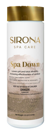 Sirona Spa Down front package showing product and clear labeling for easy identification