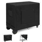 SIRUITON front view on cart showing full coverage and weather protection
