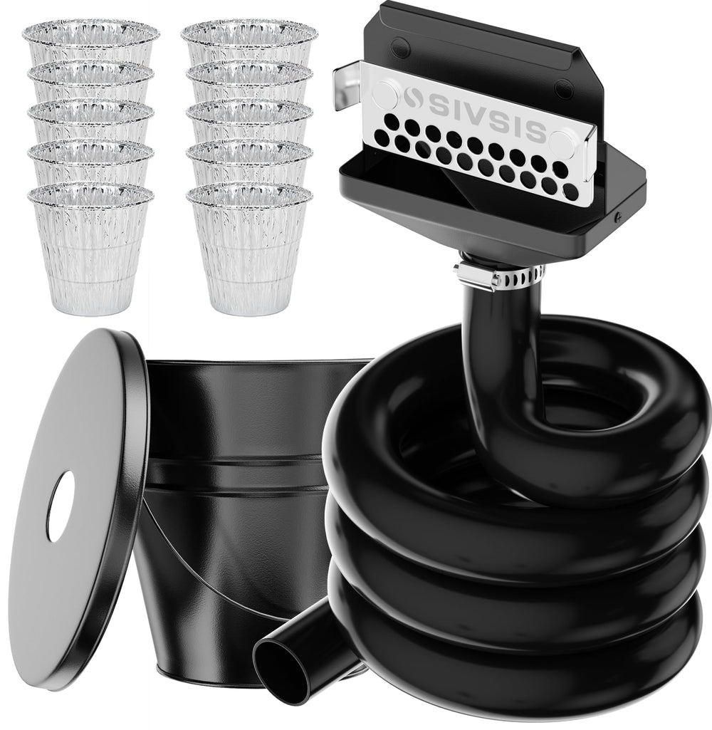Sivsis front-mounted grease catcher showing tidy grease collection benefit