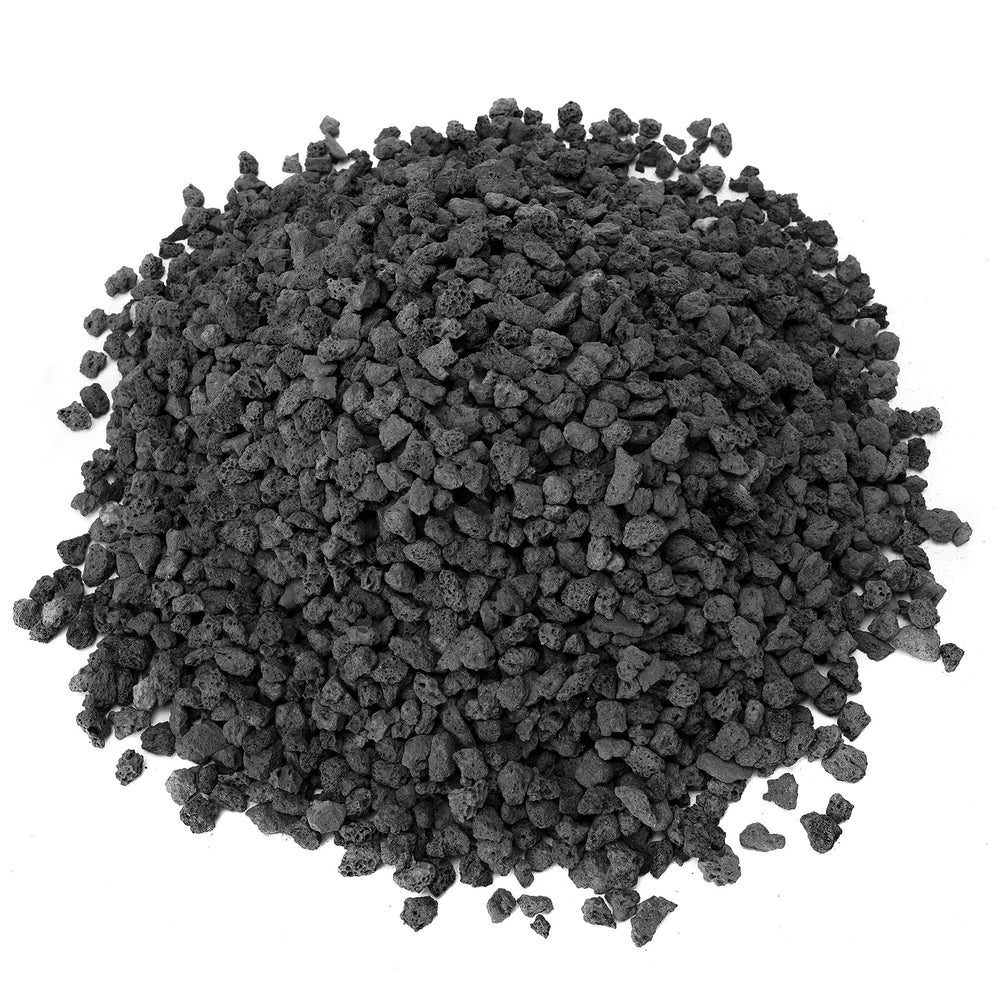 Skyflame front of bag showing 10lb lava rocks and clear labeling benefit convenience