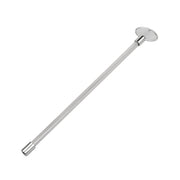 Skyflame front view polished chrome key showing full 12-inch length and finish