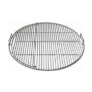Slow 'N Sear EasySpin front view showing full 26 inch grate and even cooking surface benefit