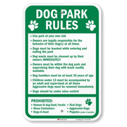 SmartSign front view showing rule text and clear visibility benefit