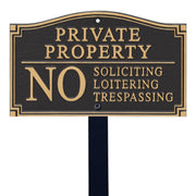 SmartSign front plaque showing bold message and curb appeal