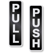 SmartSign front view push/pull sign showing clear direction and durability