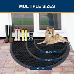 Smiry close-up texture grooves trapping dirt to protect floors benefit