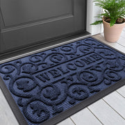 Smiry front view door mat showing full size and entrance protection