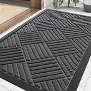 Smiry front view doormat showing full design and clean entry curb appeal
