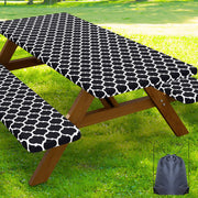 Smiry front view table cover protecting a 6 foot table with neat fit