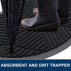 Smiry rubber backing non-slip detail improving grip and preventing slides benefit