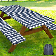 Smiry tablefront full view showing fitted cover protecting table