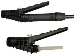 Smith Performance Sprayers wand and lockable shut-off close-up for reduced hand fatigue