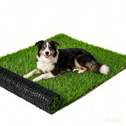 Snailpipi front-facing panel showing full 2ft x 4ft turf and neat edges, easy installation