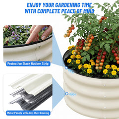 SnugNiture assembled raised bed side angle illustrating sturdy construction and clean lines