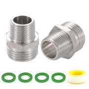 SNUTUYA adapters front view showing durable stainless steel and corrosion resistance