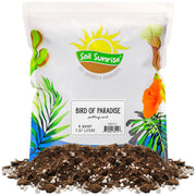 Soil Sunrise bag front showing product name and resealable benefit