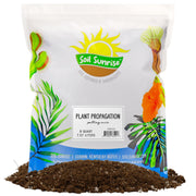 Soil Sunrise front packaging showing 8-quart propagation mix and benefits