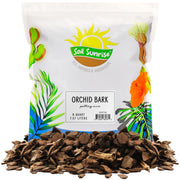Soil Sunrise front packaging showing 8 quarts and natural pine bark benefit aeration