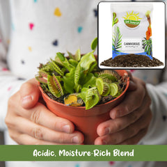 Soil Sunrise 3-gallon bag beside ruler showing generous volume