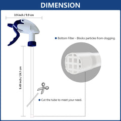 Solala adjustable spray pattern demonstrating mist-to-jet versatility