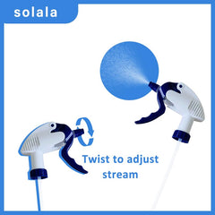 Solala close-up of nozzle tip showing precise adjustable spray