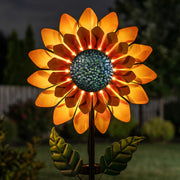 Solgicar front view of sunflower spinner showing vibrant petals and height benefit