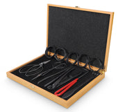 SOLIGT wood box closed showing compact storage and neat gift presentation