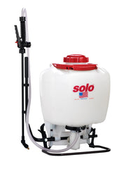 SOLO 425-DELUXE front view showing tank and frame, highlighting durability