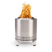 Solo Stove Mesa XL front view showing compact stainless steel design and stable footprint