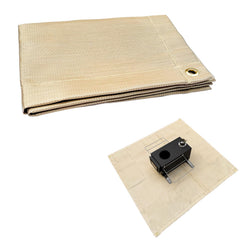 SoloWilder front view of folded mat showing portability and coverage